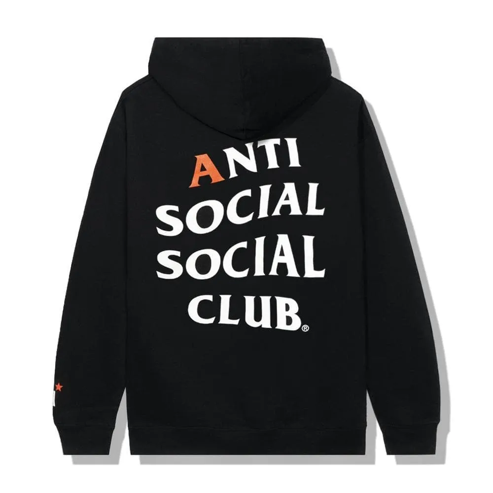 AntiSocialSocialClub ASTRO BLACK HOODIE-BLACK