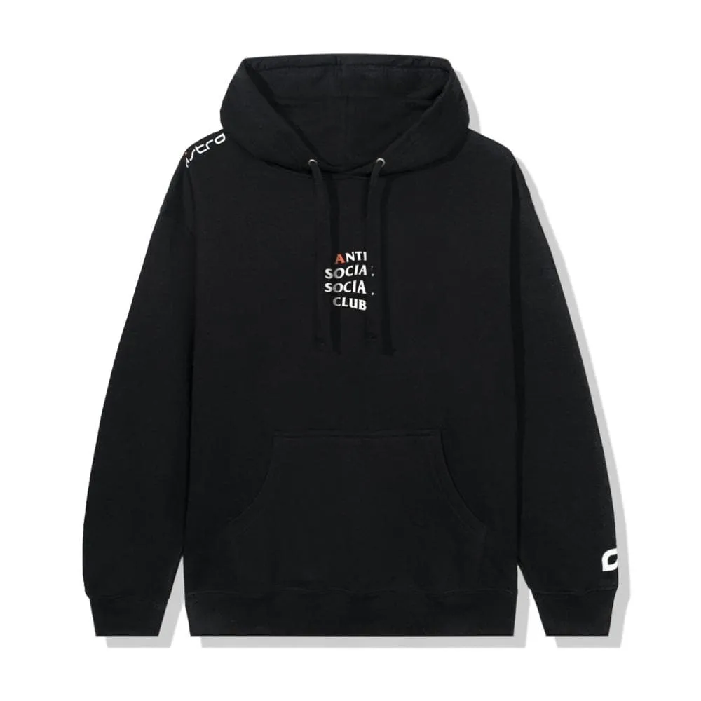 AntiSocialSocialClub ASTRO BLACK HOODIE-BLACK