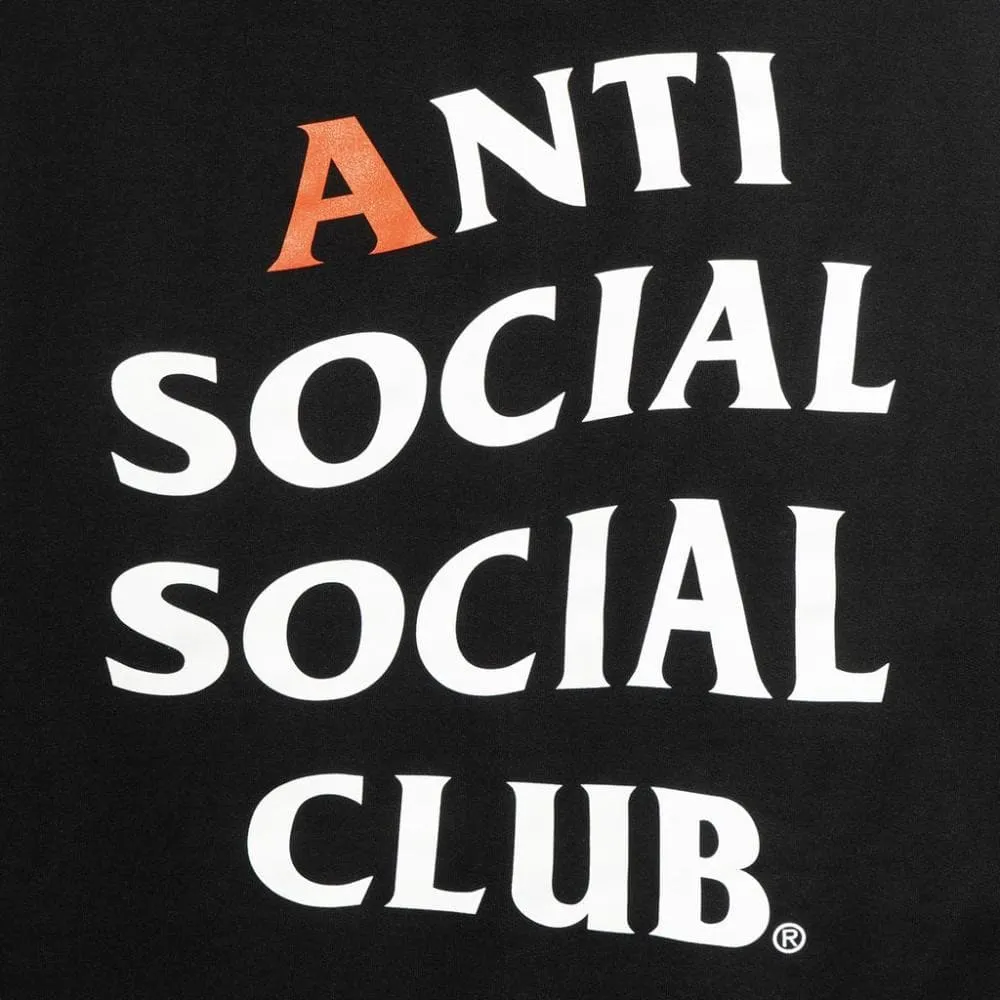 AntiSocialSocialClub ASTRO BLACK HOODIE-BLACK