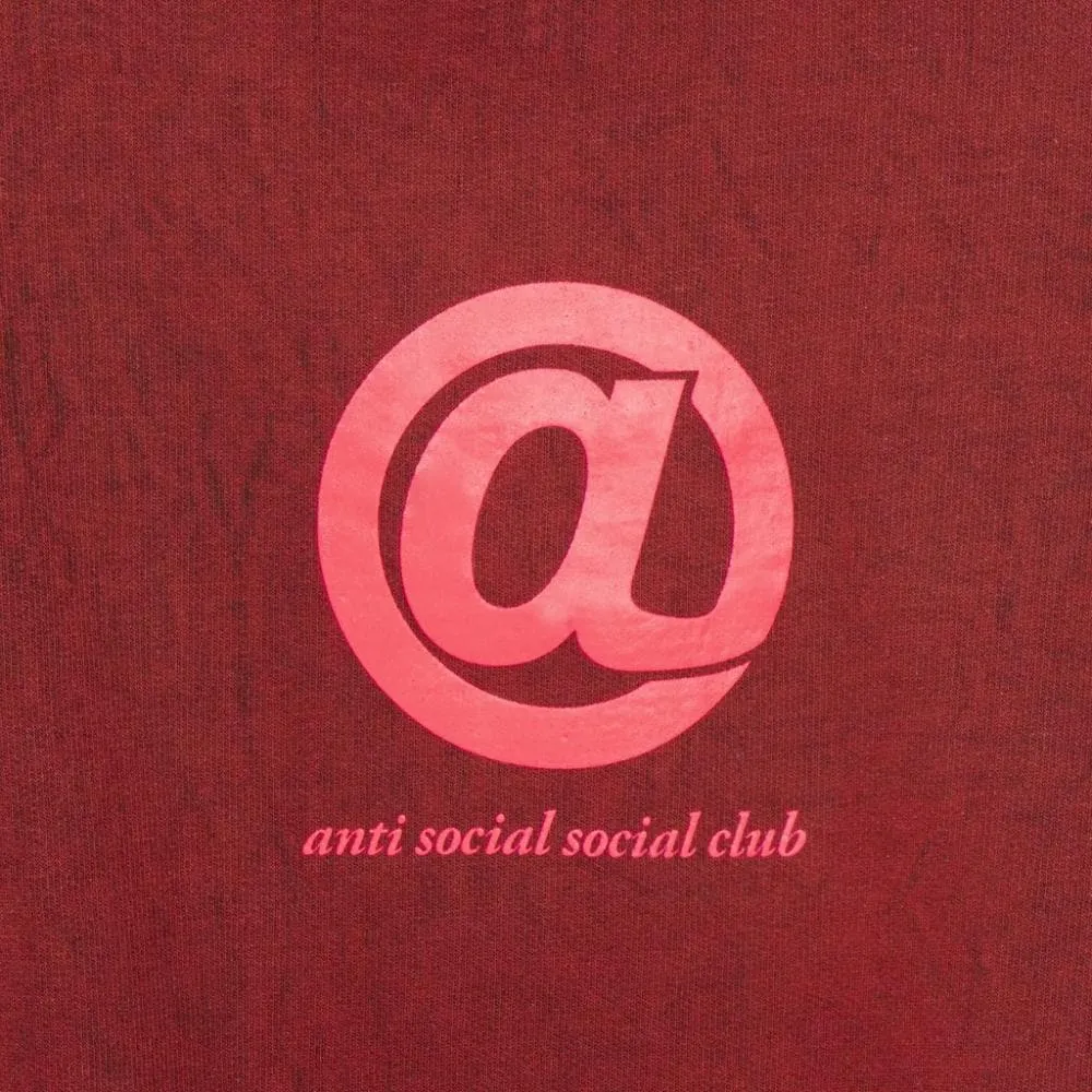 AntiSocialSocialClub DON’T RED HOODIE-RED