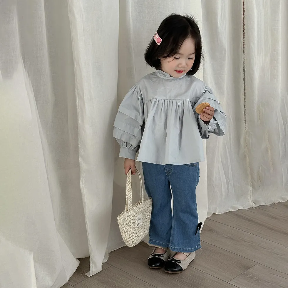 Baby Kid Girls Solid Color Pants Jeans Wholesale 240301121