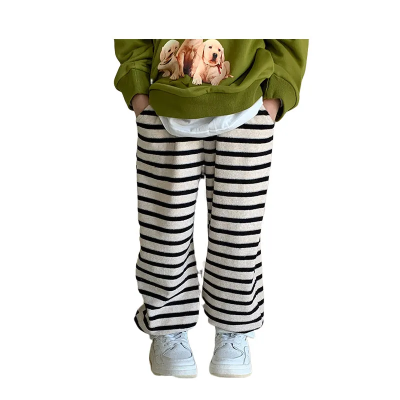 Baby Kid Unisex Striped Pants