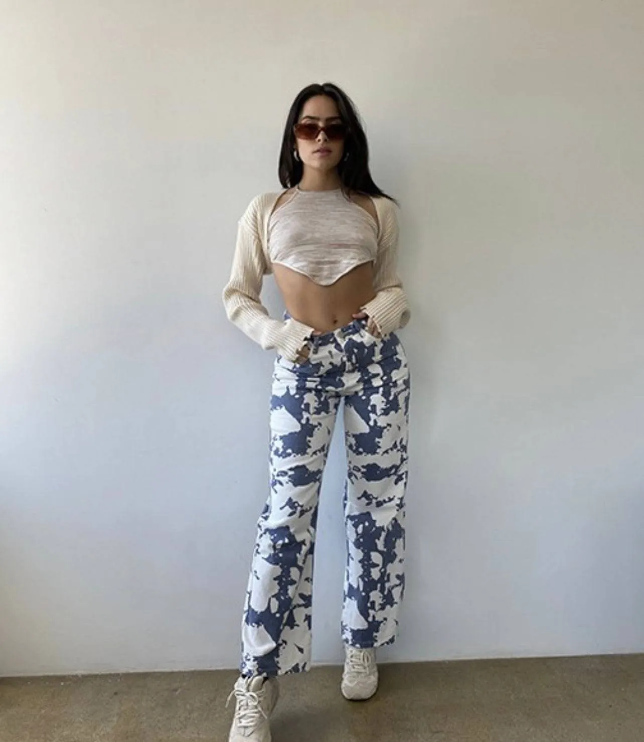 Bailey Blue & White Vintage Denim pants