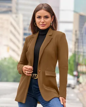 Beyond Travel Classic Boyfriend Blazer Jacket Dachshund