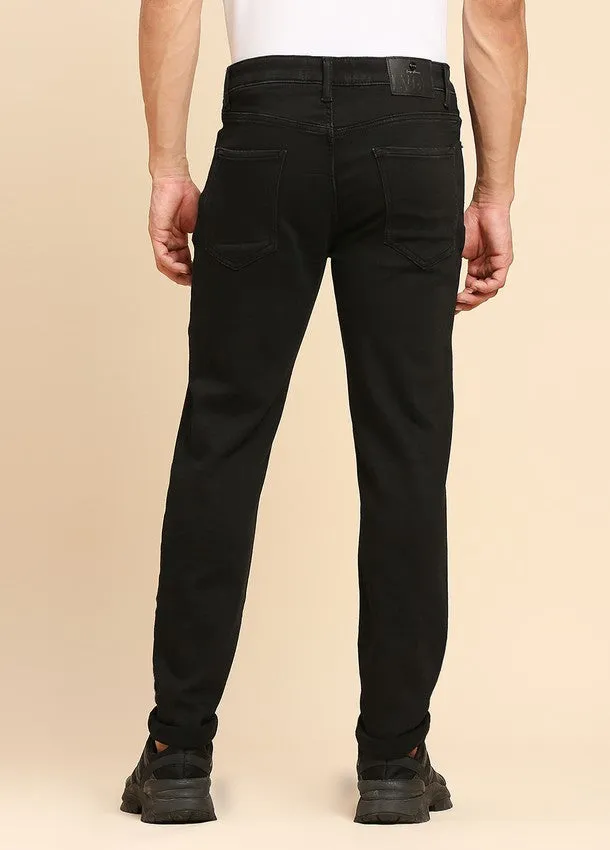 Black Premium Five Pocket Slim Fit Jeans