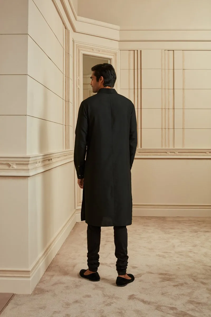 Black Single Kurta