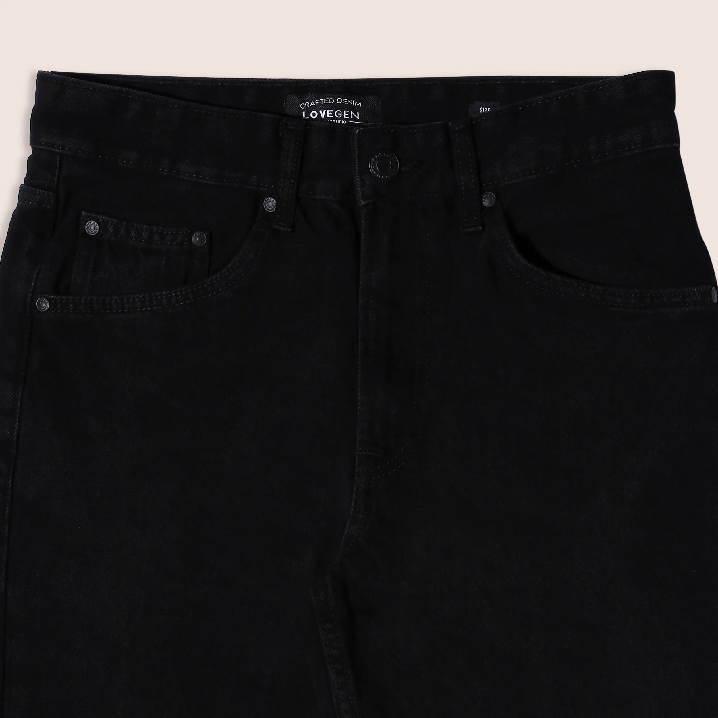 Black Slim Fit Men's  Denim