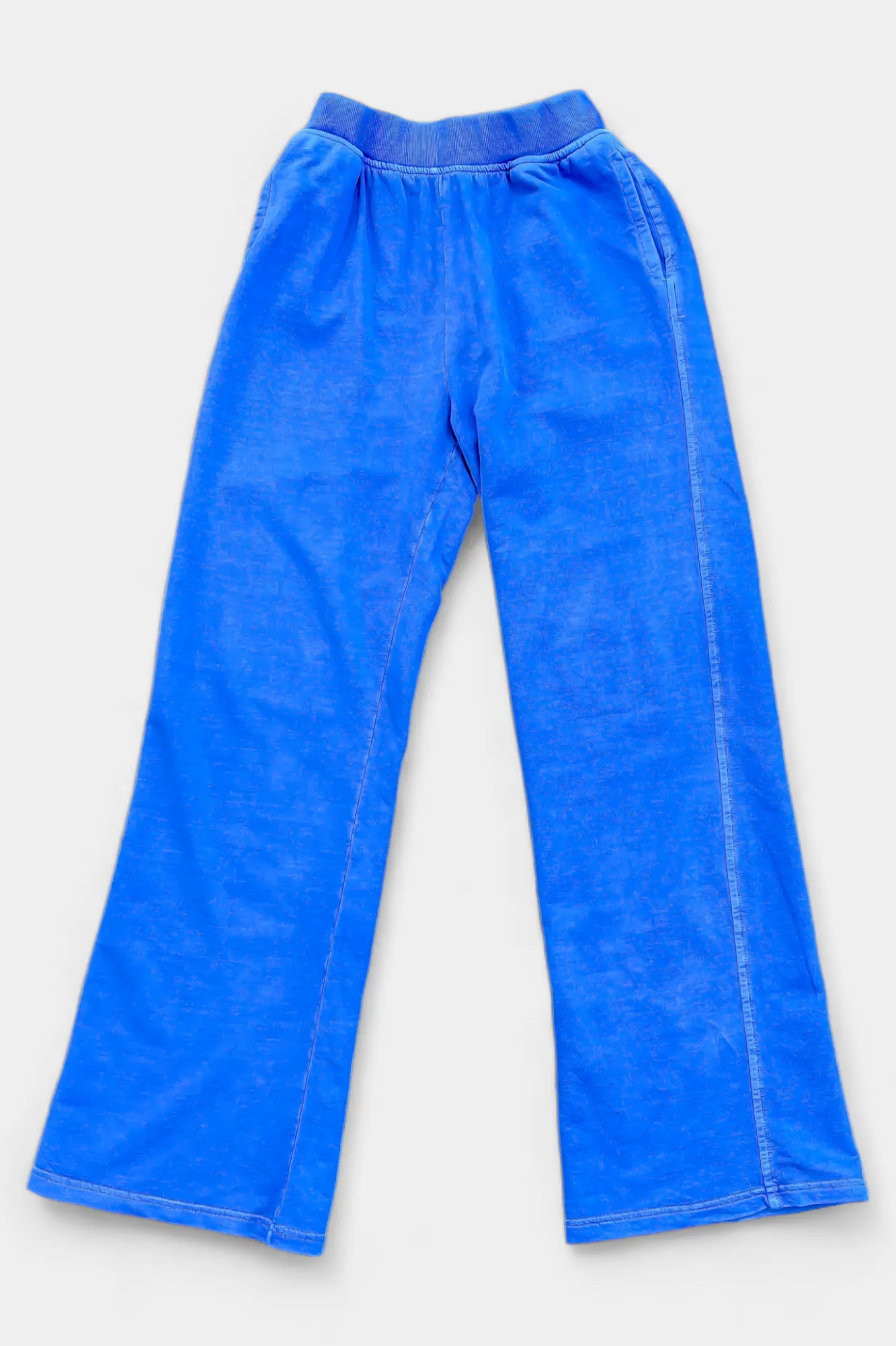 Blue Wide Leg Lounge Pants