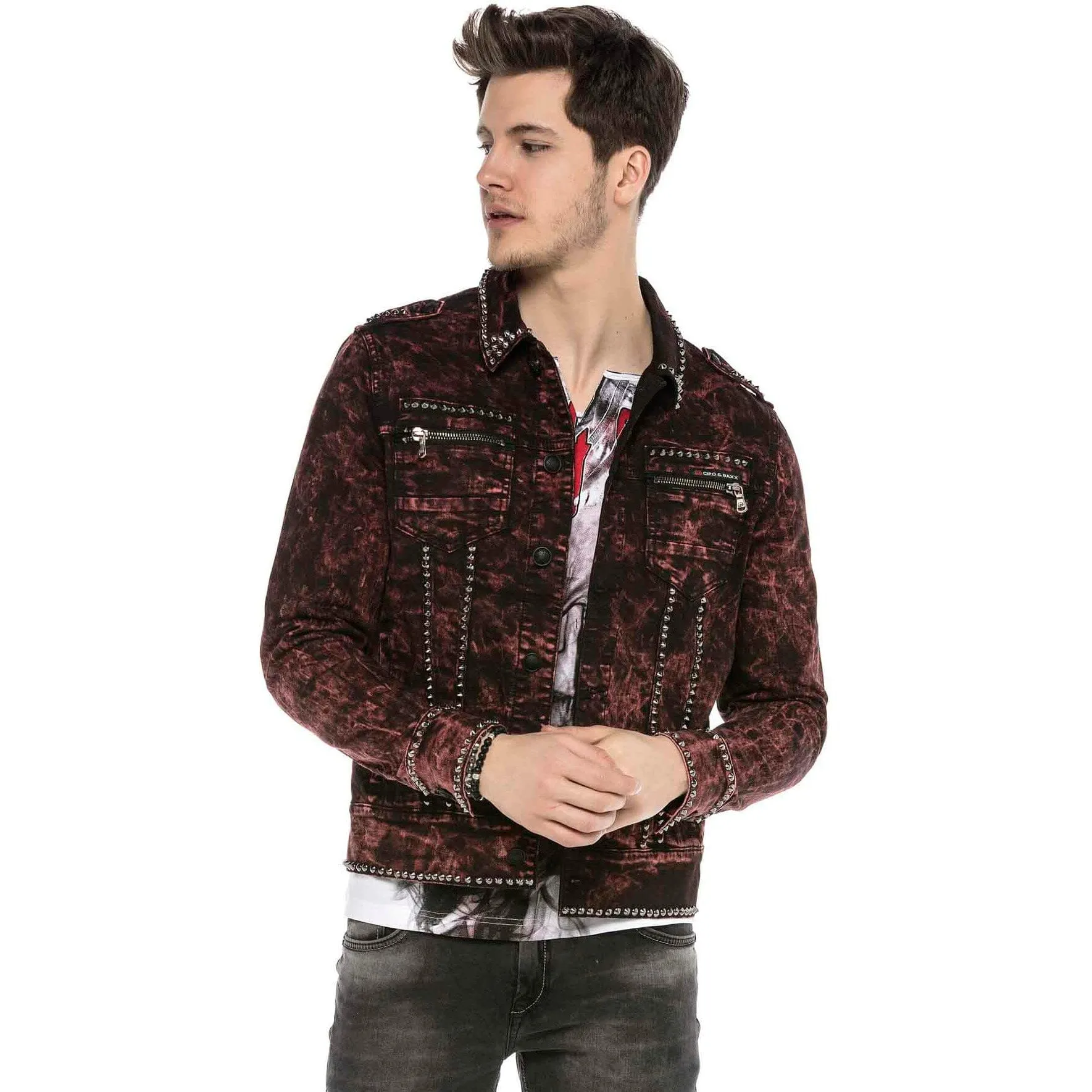 Cipo & Baxx Herren Denim Jacket