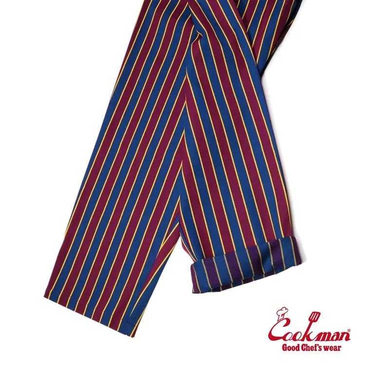 Cookman Chef Pants - College Stripe Red