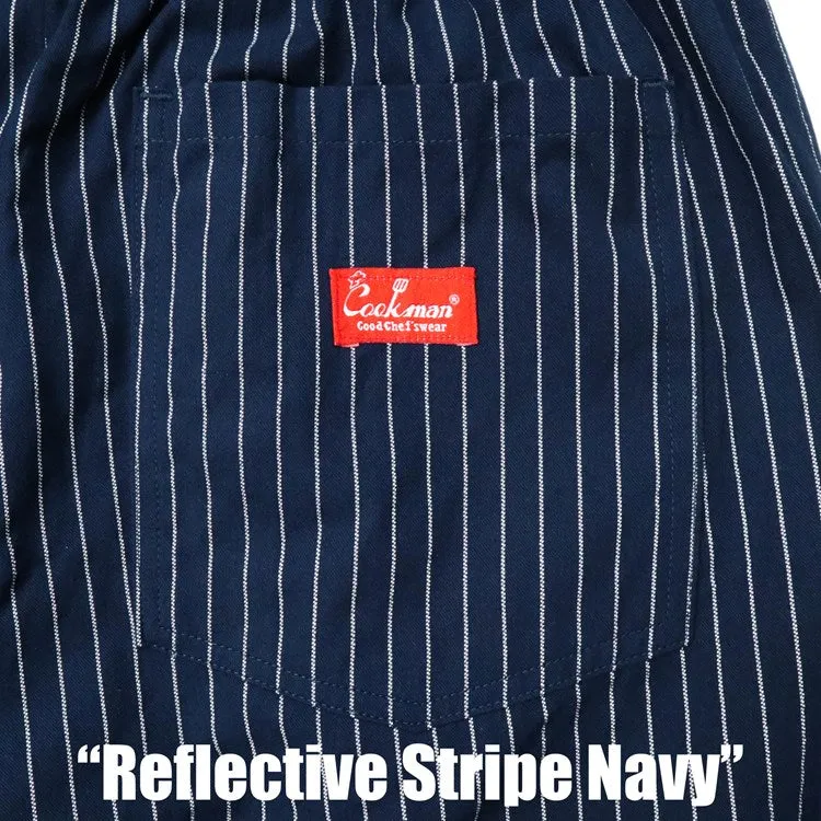 Cookman Chef Pants - Reflective Stripe : Navy