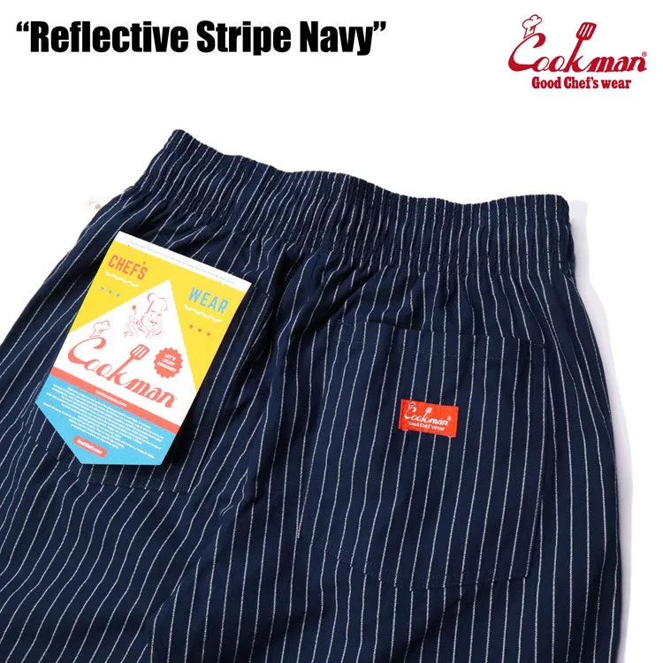 Cookman Chef Pants - Reflective Stripe : Navy