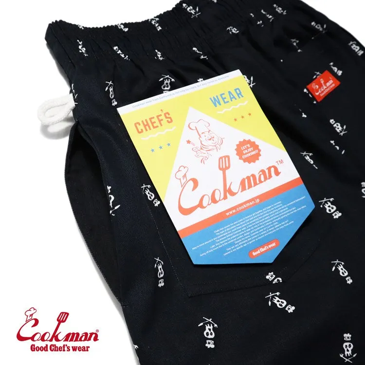 Cookman Chef Pants - Skull : Black