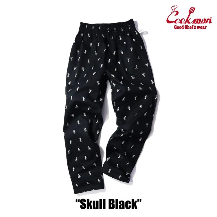 Cookman Chef Pants - Skull : Black