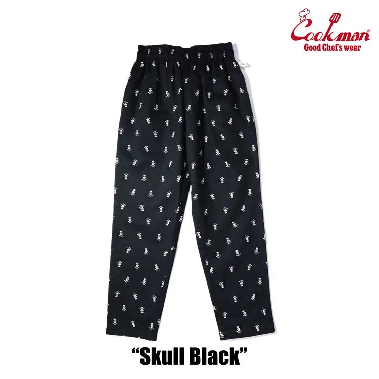 Cookman Chef Pants - Skull : Black