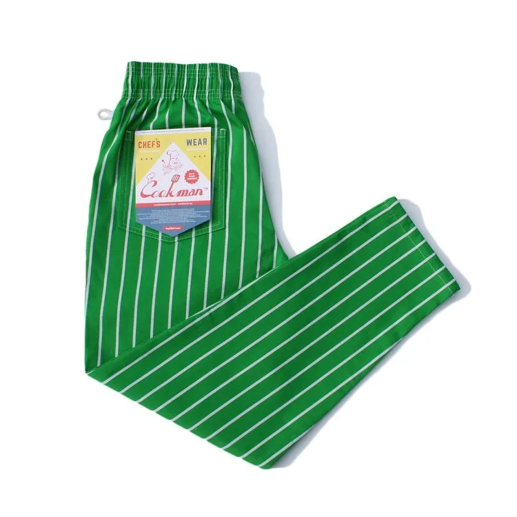 Cookman Chef Pants - Stripe : Light Green