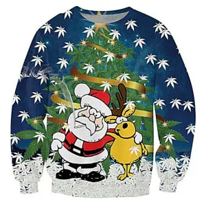 Dank Master Weed Santa Sweatshirt