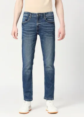 Dark Blue Cruz Skinny Fit Basic Jeans