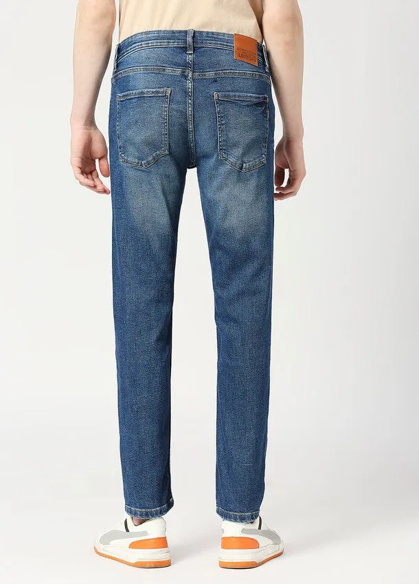 Dark Blue Cruz Skinny Fit Basic Jeans