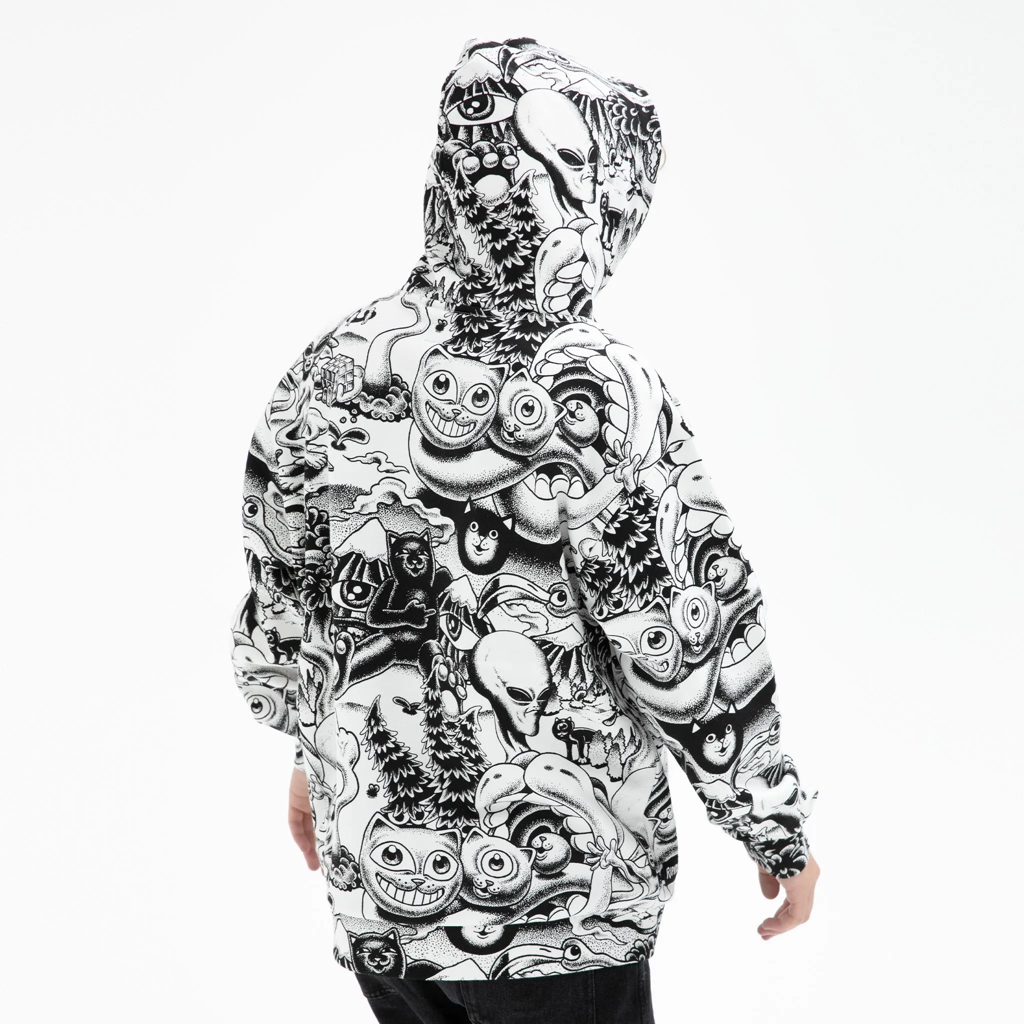 Dark Twisted Fantasy Hoodie (Black/White)