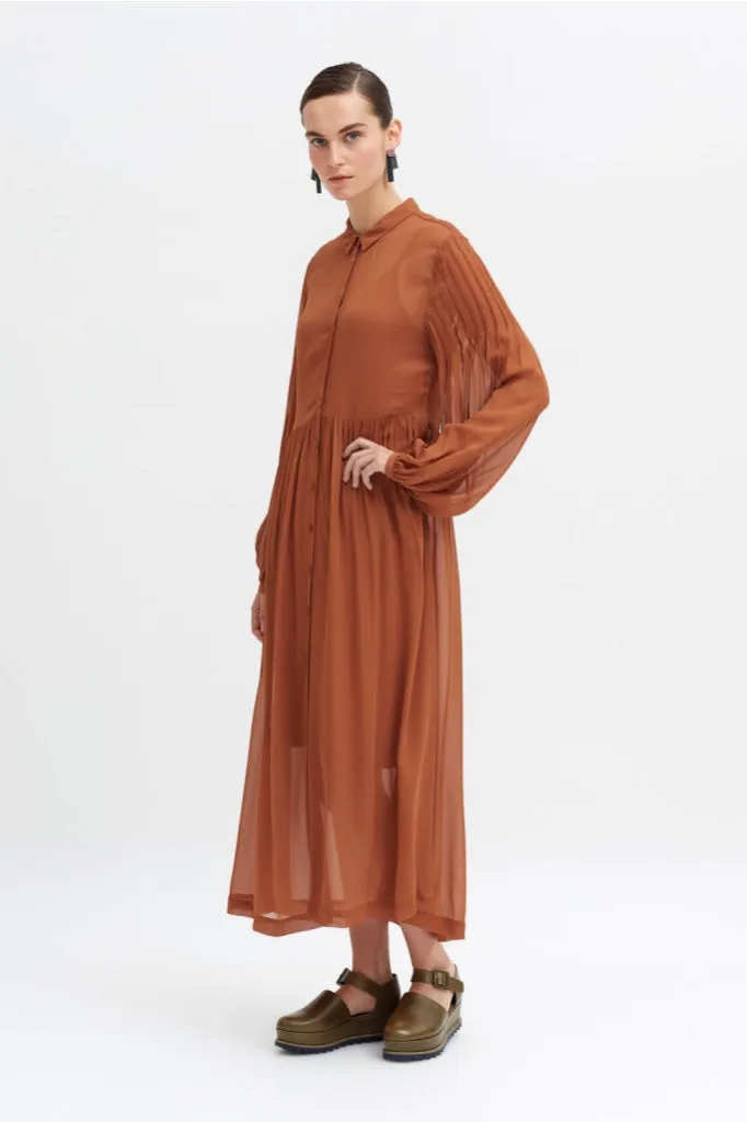 Elk The Label - Odense Shirt Dress - Nutmeg