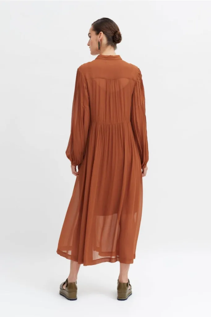 Elk The Label - Odense Shirt Dress - Nutmeg