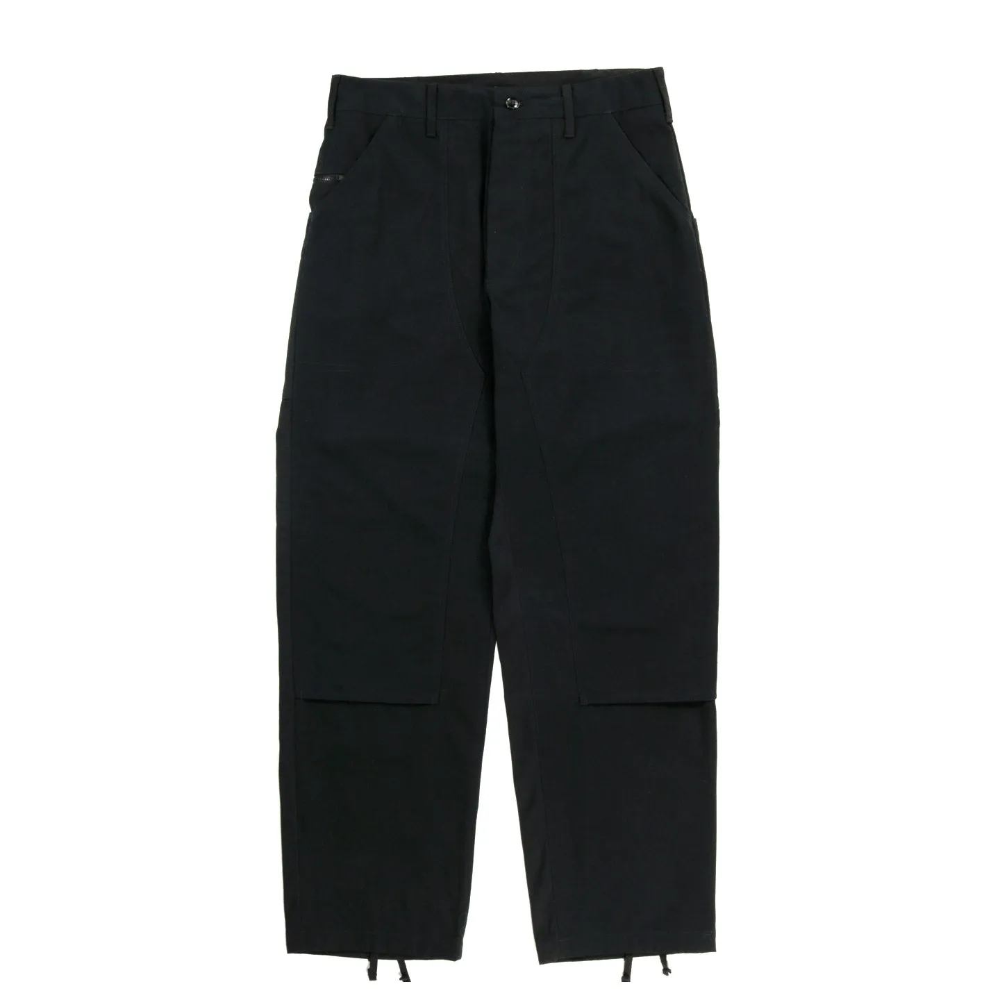 ENGINEERED GARMENTS CLIMBING PANT BLACK HEAVYWEIGHT COTTON RIPSTOP