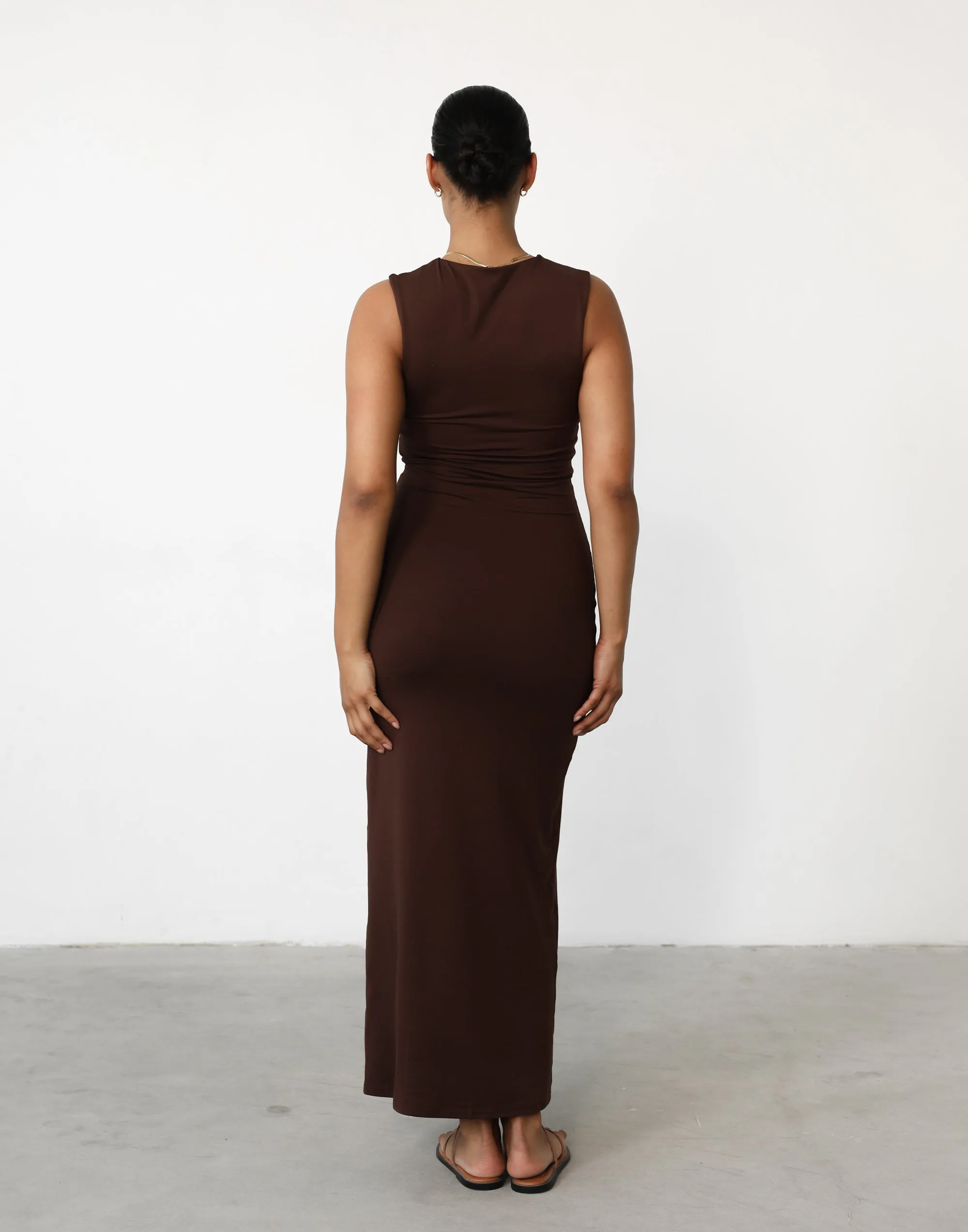 Fable Maxi Dress (Cocoa)