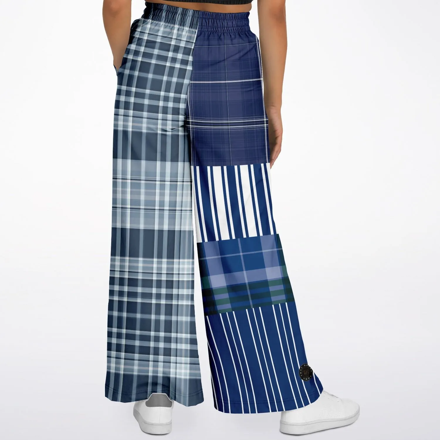 Faire Isle Plaid Eco-Poly Stretchy Phat Bellbottoms