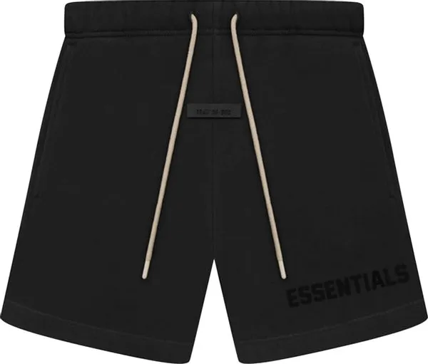 FEAR OF GOD Essentials Sweatshorts Jet black (SS24)