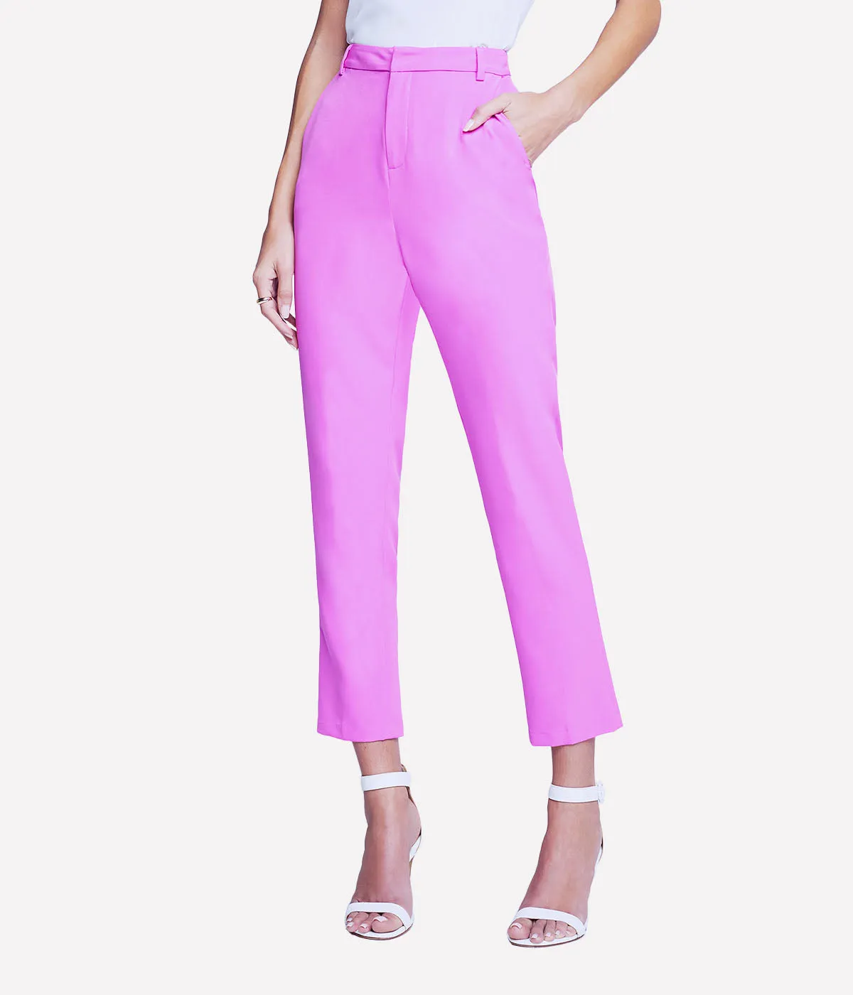 *FINAL SALE* Ludivine Trouser in Bright Violet