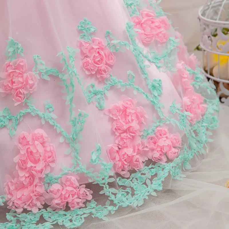 Girls Dress, Baby Princess Dress, Baptism Dress