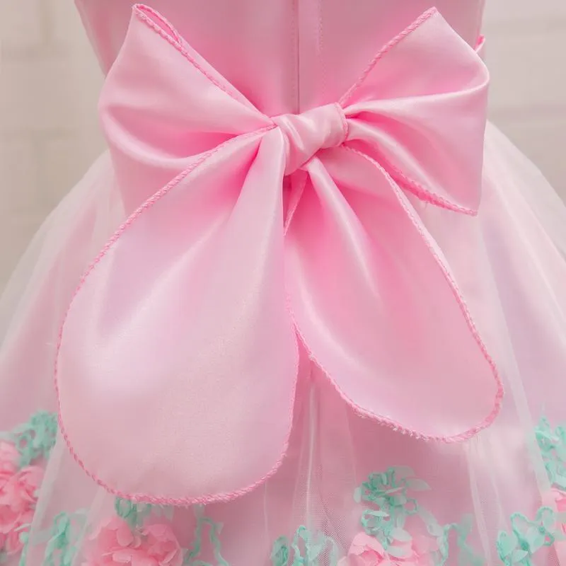 Girls Dress, Baby Princess Dress, Baptism Dress