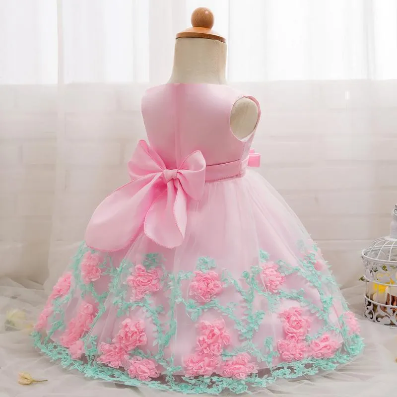 Girls Dress, Baby Princess Dress, Baptism Dress