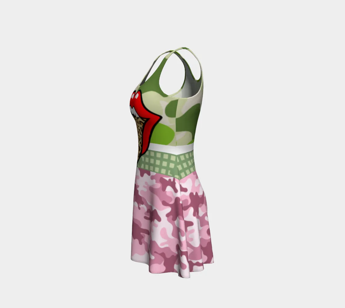 Green Apple Leopard II Dress