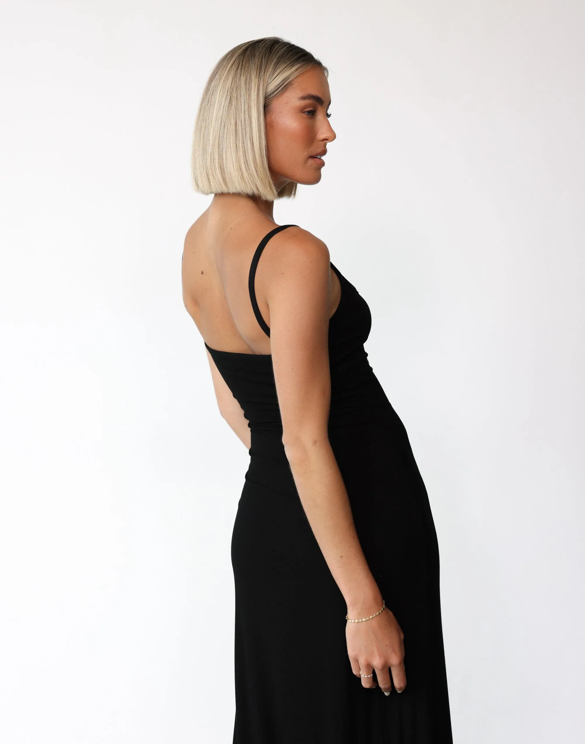 Helia Maxi Dress (Black)