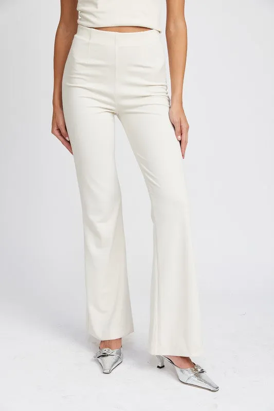 HIGH WAIST FLARED PANTS