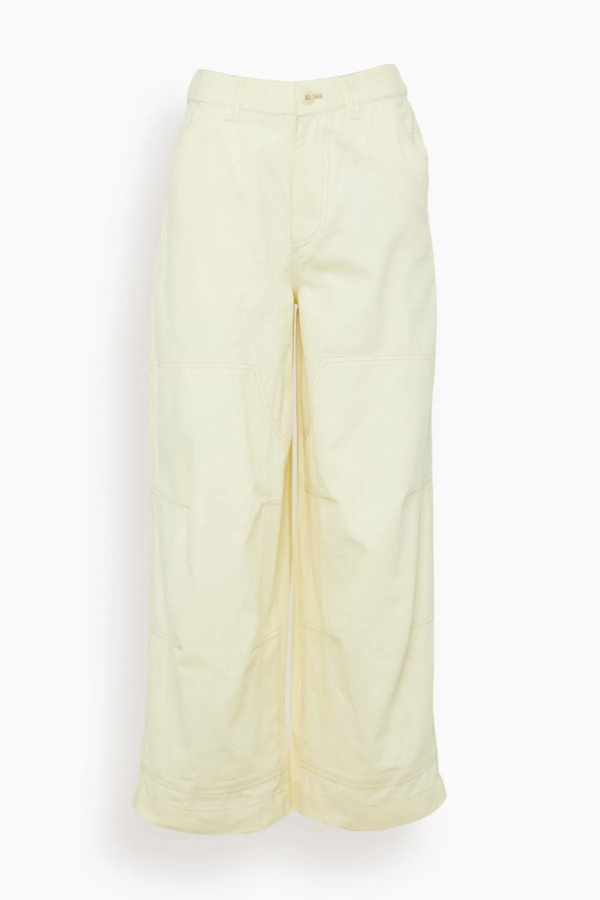 Karina Cotton Pant in Cream