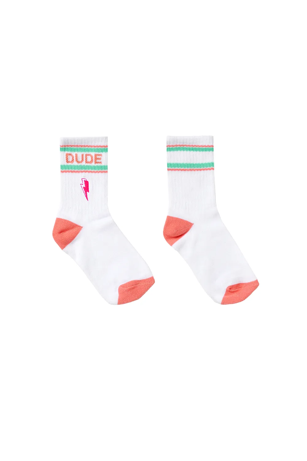 Kids White Sport Socks