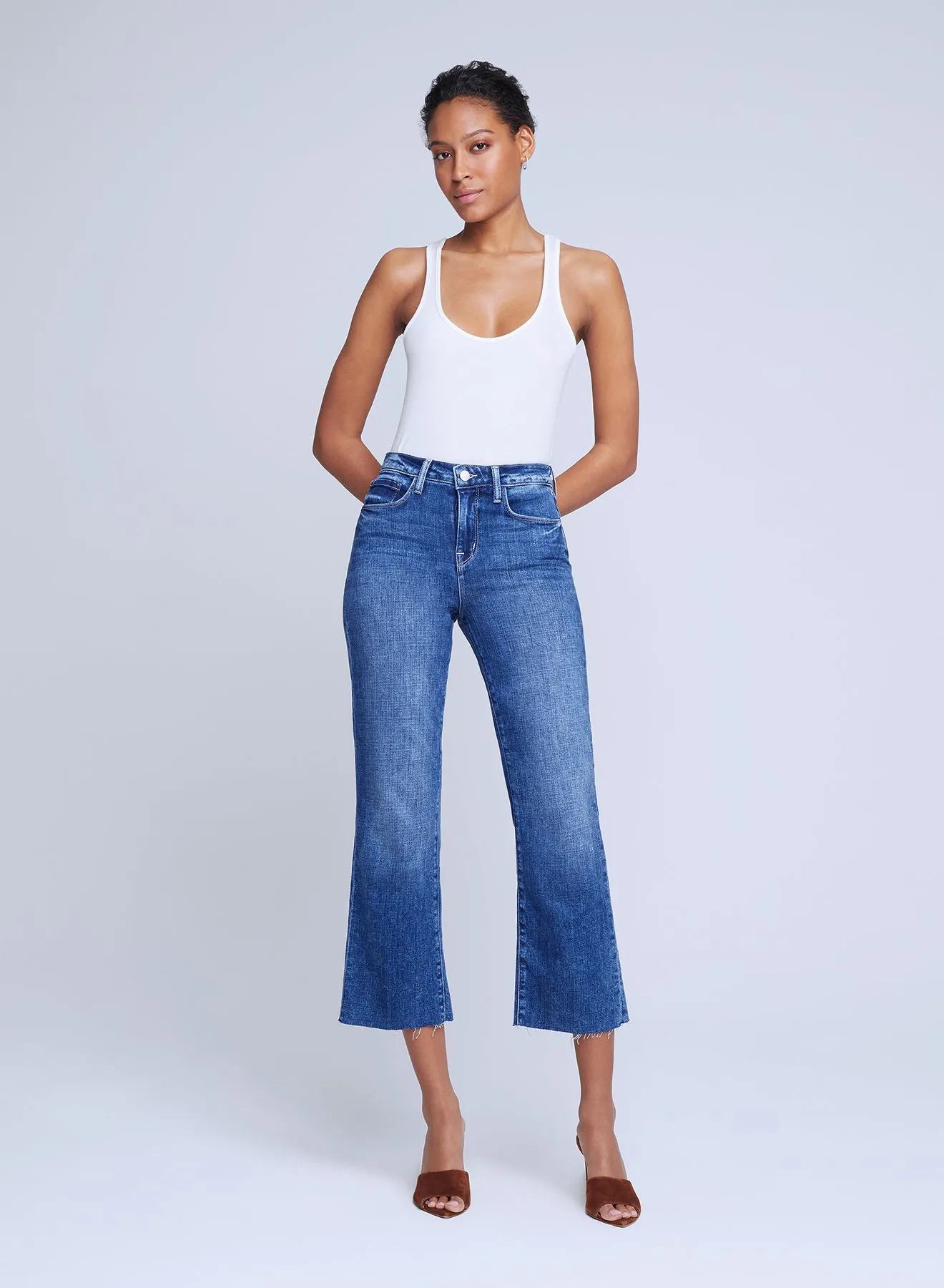 L’agence - Wanda H/R Crop Wide Leg - Wilcox