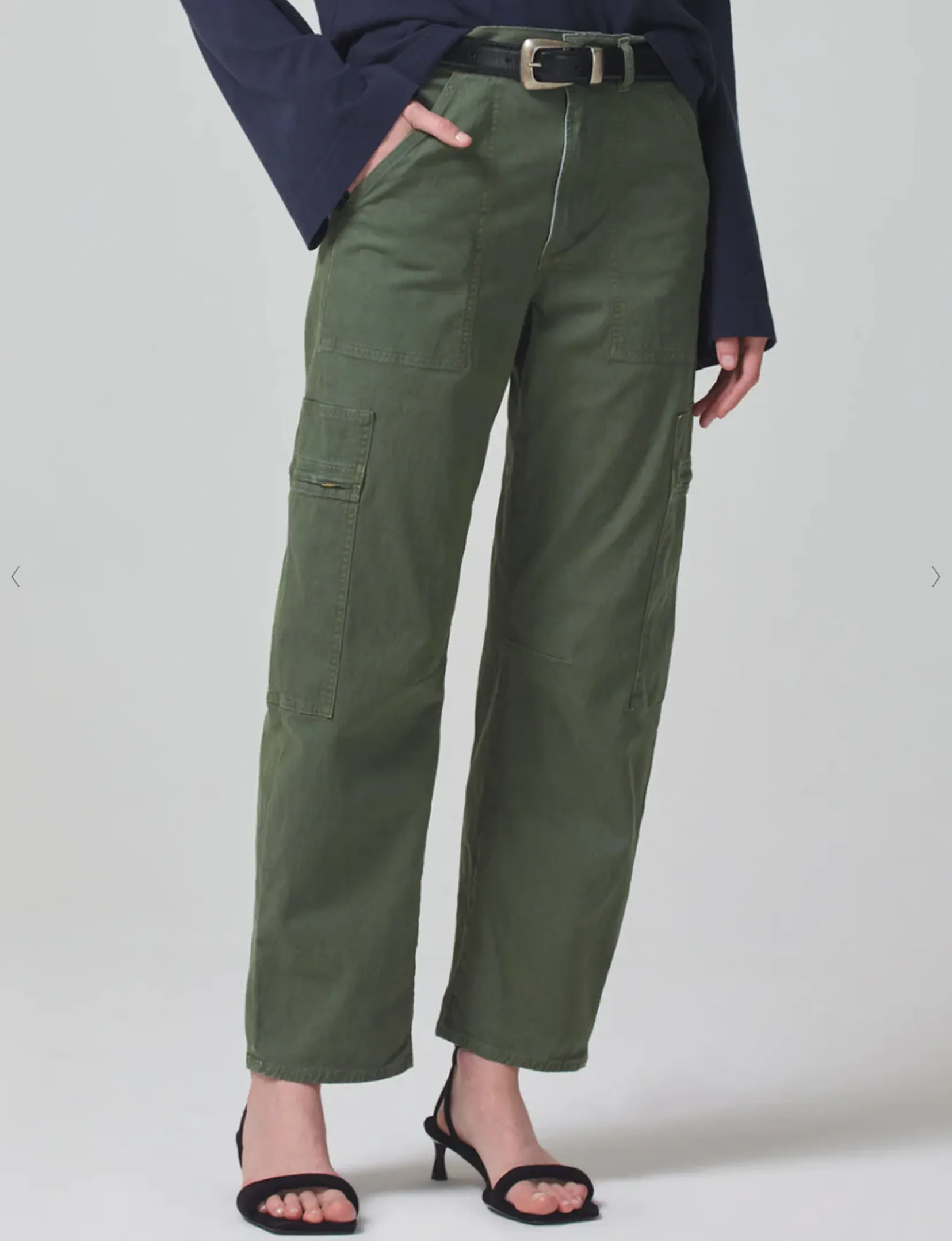 Marcelle Low Slung Cargo Pants, Surplus