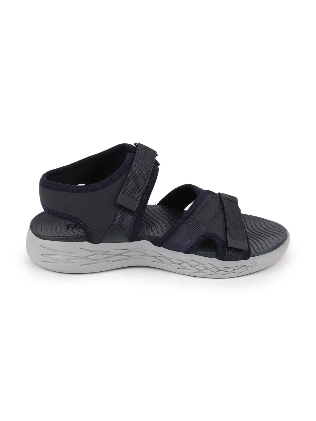 Men Navy Blue Outdoor Sports Phylon Sole Flexi Sandals & Floaters