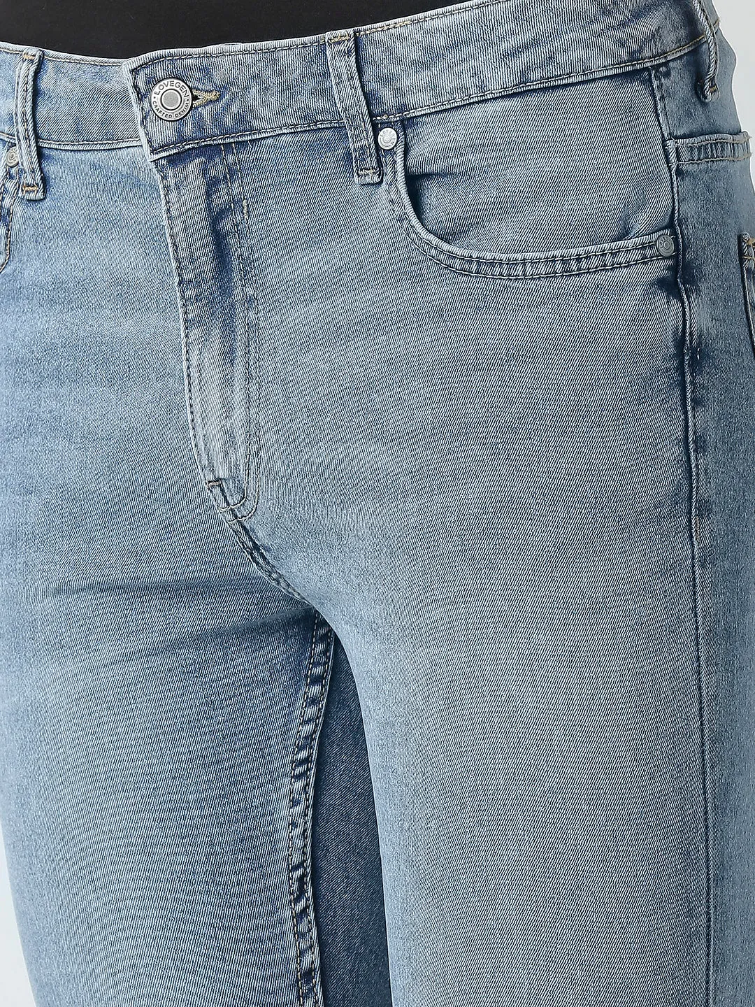 Men’s Mid Blue Skinny Jeans