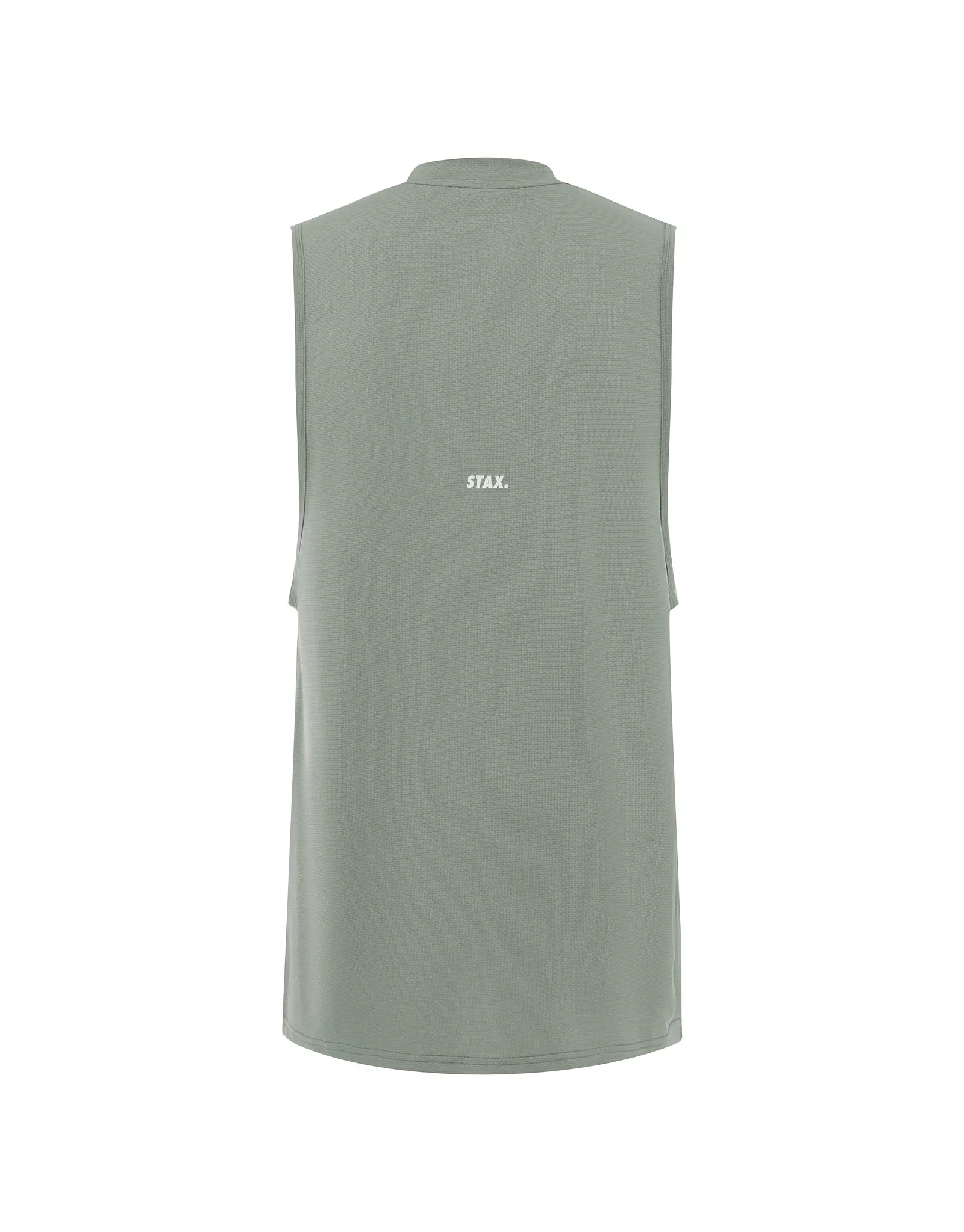 Mens Sport Muscle Tank - Sage