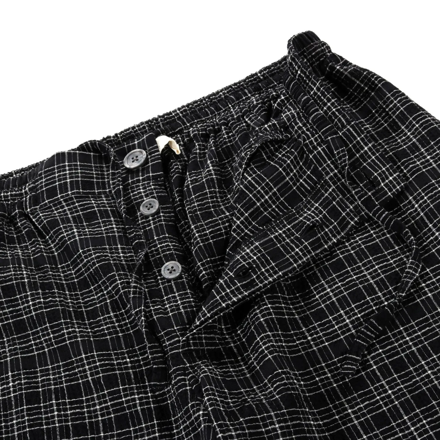 MFPEN EASY TROUSERS BLACK CHECK