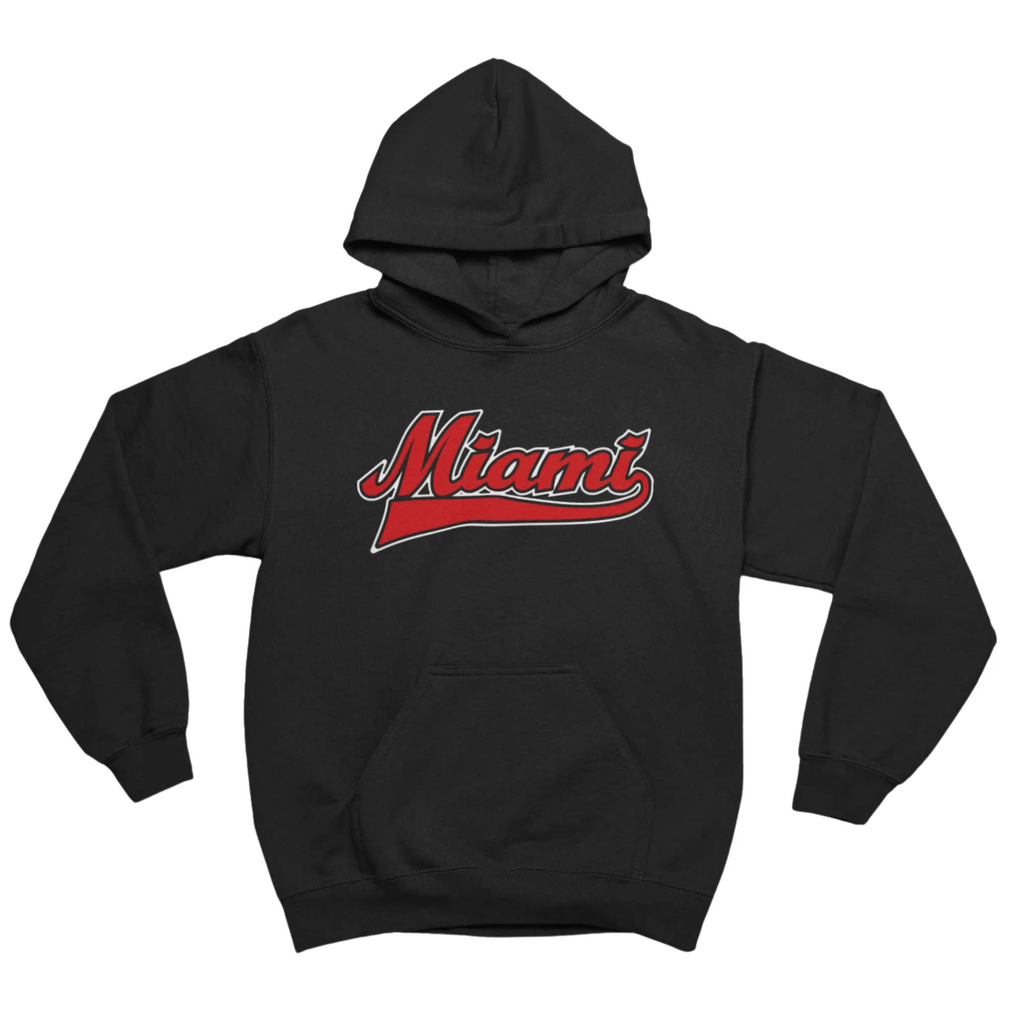 MIAMI SPORT HOODIE - SVART 