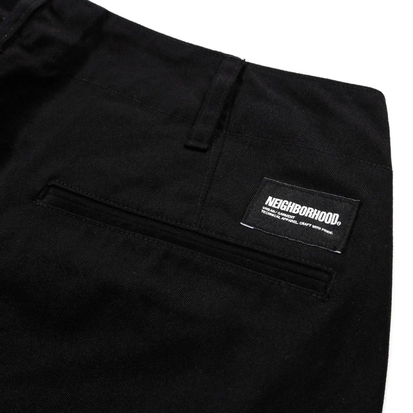 NEIGHBORHOOD CLASSIC CHINO PANTS BLACK