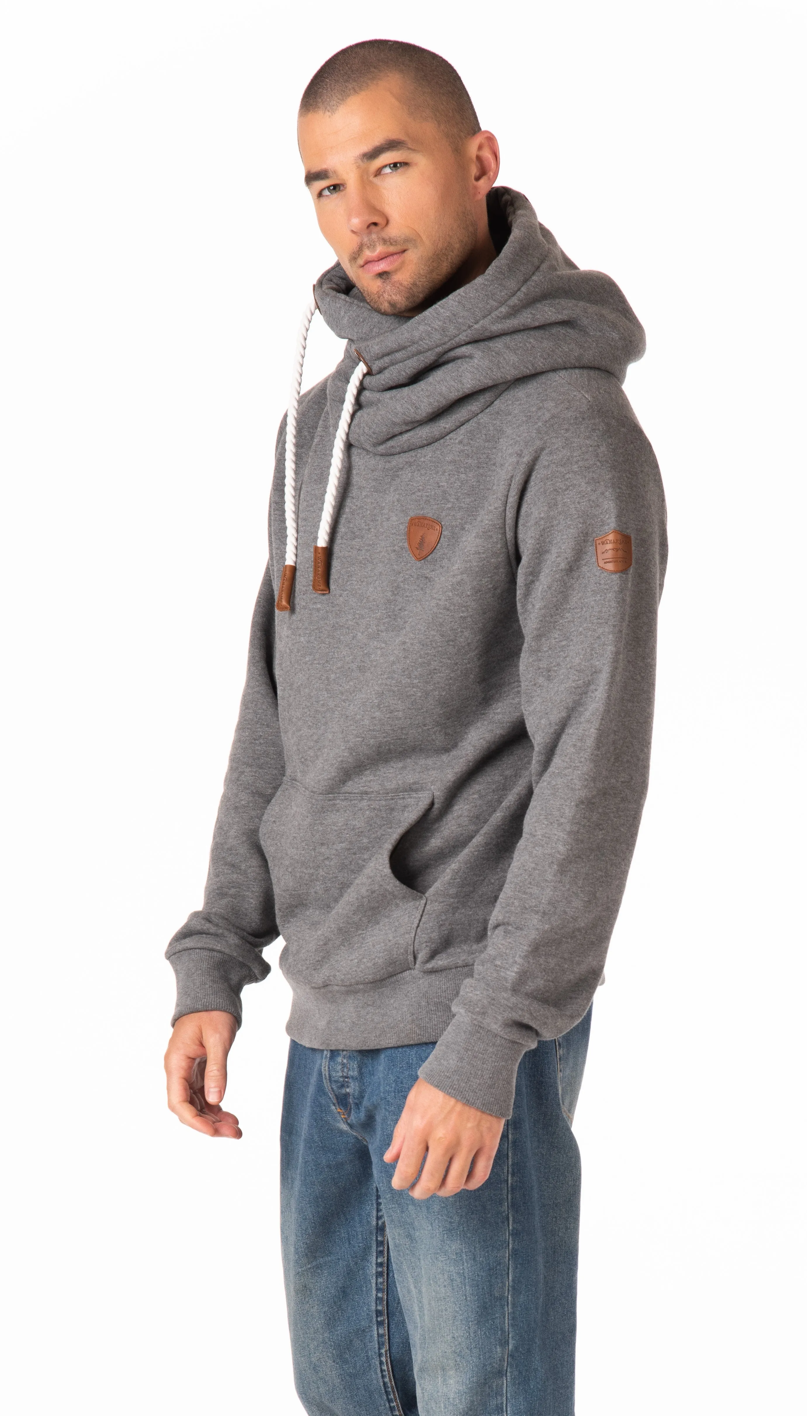 Olympus Dark Heather Grey Hoodie