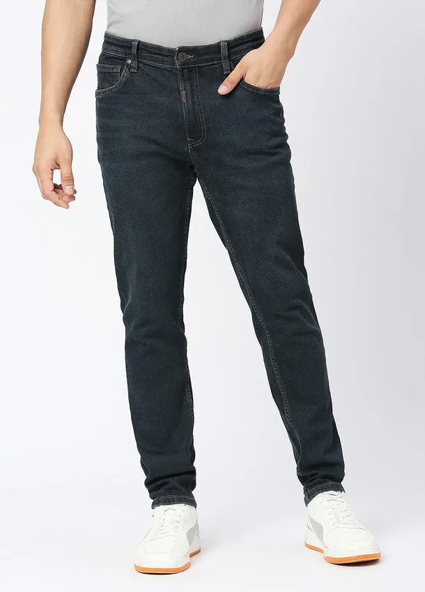 Over Dye Dark Blue Cruz Skinny Fit Basic Jeans