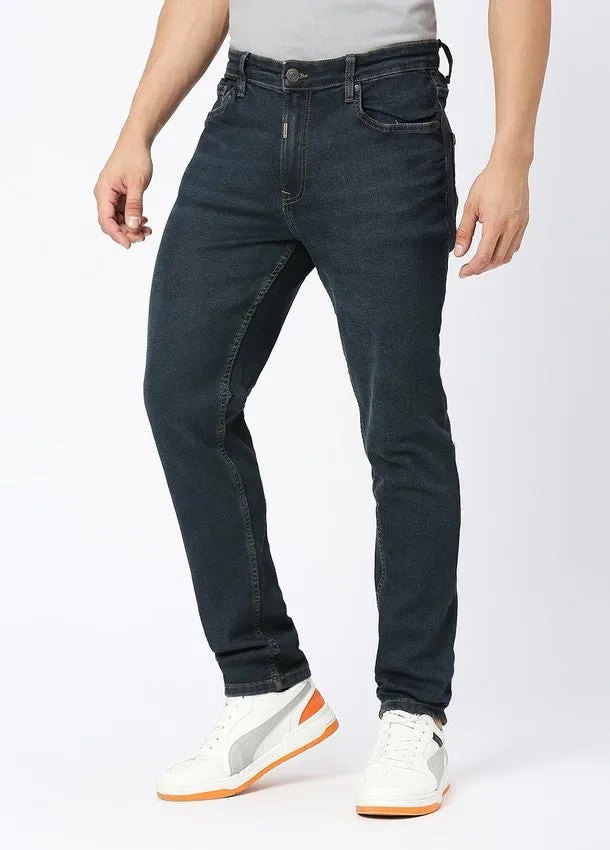 Over Dye Dark Blue Cruz Skinny Fit Basic Jeans